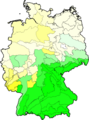 Abies alba (Weiß-Tanne) - Verbreitungskarte