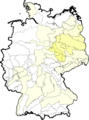 Fraxinus pennsylvanica (Pennsylvanische Esche) - Verbreitungskarte