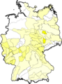 Fraxinus ornus (Blumen-Esche) - Verbreitungskarte