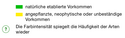 Legende Verbreitungskarte Tanne
